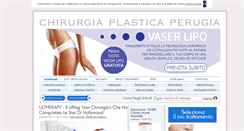 Desktop Screenshot of chirurgiaplasticaperugia.com